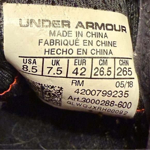 Under Armour SpeedForm Intake 2 - Red - Picture 7 of 7